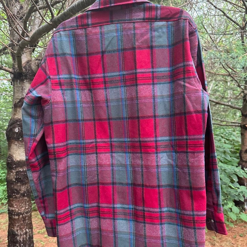 Vintage Pendleton Wool Button Down, Medium - image 2